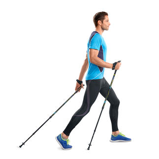 Springy Walking Poles Train more effectively thanks to patented spring resistance.