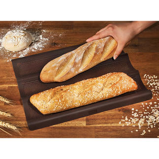 Silicone Baguette Baking Sheet Baguettes, fresh from the oven – just like in France. Crispy on the outside, fluffy on the inside.