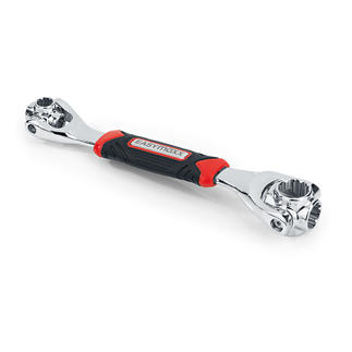 8-in-1 Socket Wrench Saves time – and space in your toolbox.