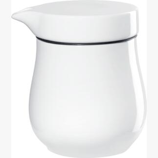 Thermal Sauce Boat Double-walled fine bone china keeps your sauces hot longer.