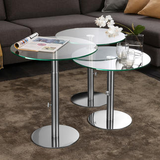 Glass Side Table The perfect side table: Elegant design for any occasion or decorating style.