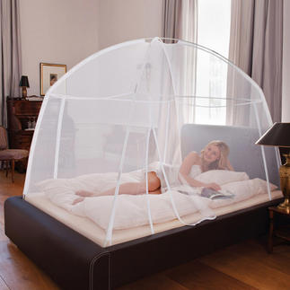 Portable Mosquito Net Foolproof assembly for ideal protection against stinging pests.