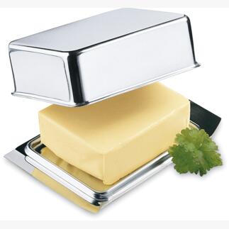 Stainless Steel Butter Dish The stainless steel butter dish fits exactly into your fridge's butter compartment.