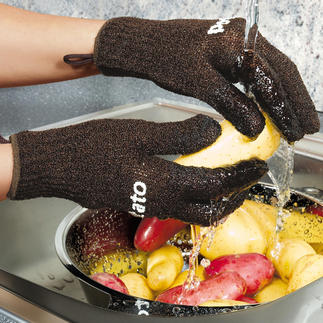 Potato gloves for adults and children The cleverest invention since potatoes.