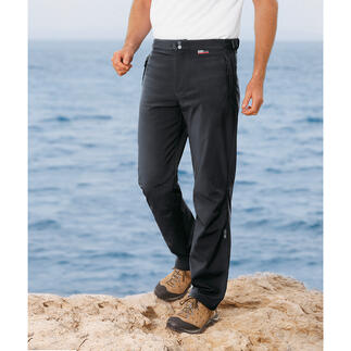 Softshell Trousers, Men Thanks to softshell these trousers are slim, light and still warm. And good looking, too. By CMP.