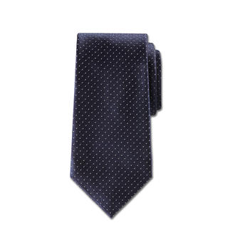 Ascot Silk Tie “Caviar Dots” Caviar dots: Probably the most elegant and adaptable tie design.
Pure silk. In a modern slim width.