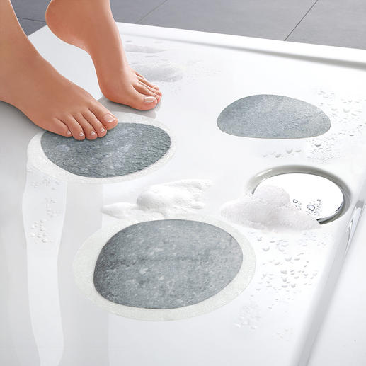 Non-Slip Floor Tattoos "Stones", 3 pce set Safety can be this beautiful. Simply stick them on - last for up to 2 years.