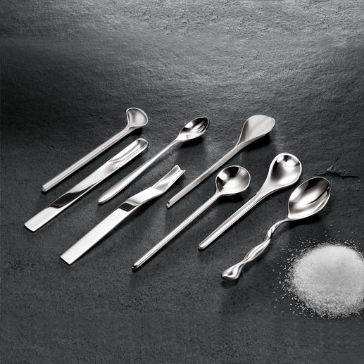Alessi espresso spoons, 8-piece set Designed by eight famous architects of our time.