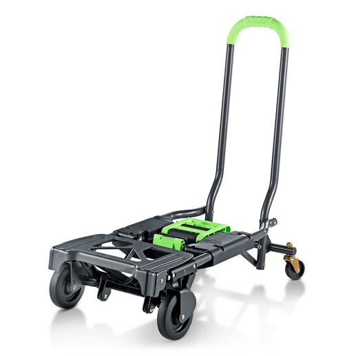 Foldable 2-in-1 Trolley Twice as handy: Trolley and handcart in one.