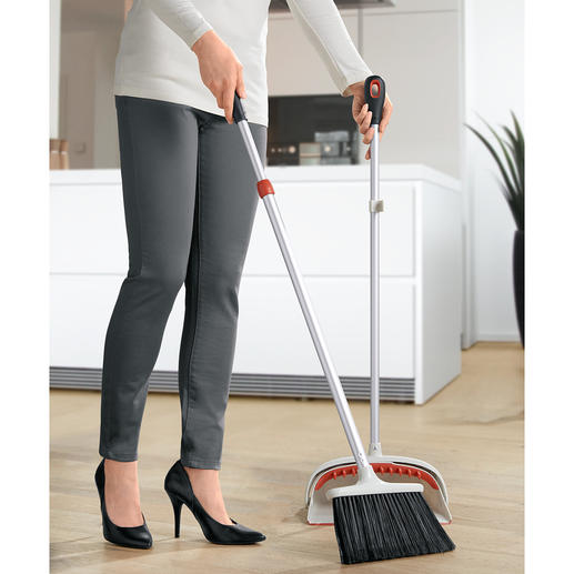 Extendable Sweep Back-friendly sweeping, without bending down – thanks to the telescopic handle.