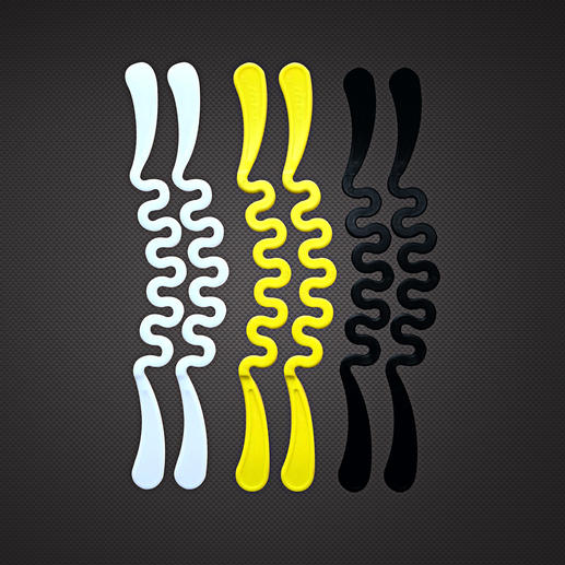 The resistance levels enable an even more effective training: Resistance level 2 = 3.5kg (white), resistance level 3 = 5kg (yellow), resistance level 4 = 7.5kg (black). The resistance levels enable an even more effective training: Resistance level 2 = 3.5kg (white), resistance level 3 = 5kg (yellow), resistance level 4 = 7.5kg (black).