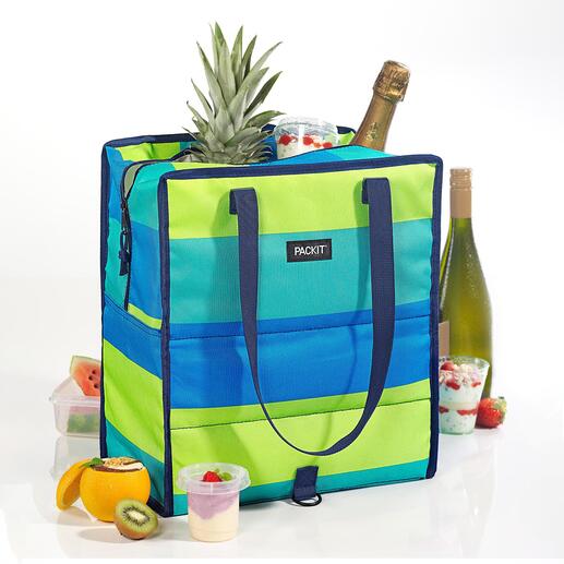 Cool-Bag PACKiT® Finally a cool-bag that looks good. Stays cool for up to 5 times longer than usual cool-bags.