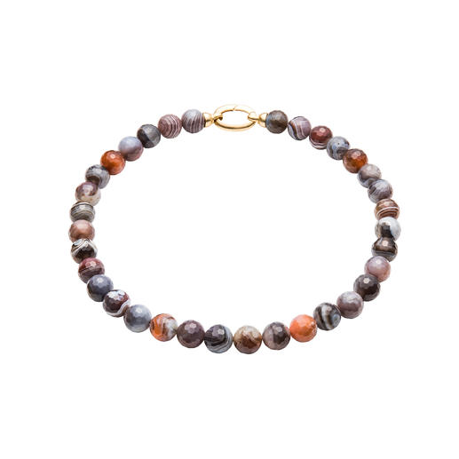 Botswana Agate Necklace or Bracelet Unique colour and texture. Still pleasantly affordable.
