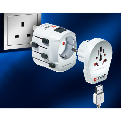 SKROSS® World Travel Adapter PRO World & USB One of the most powerful and most versatile travel adapters in the world.