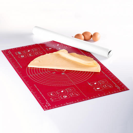 Silicone Dough Rolling Mat The perfect silicone mat for kneading, rolling, moulding.