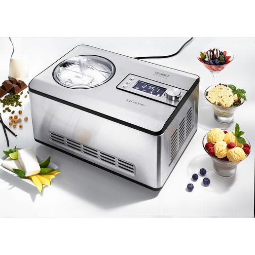 2 Litre Compressor Ice Cream Maker IceCreamer The compressor run ice cream maker with the same cooling features as larger commercial appliances.