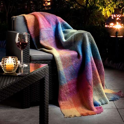 Foxford Mohair Blanket Traditional Irish weaving – in new colours.