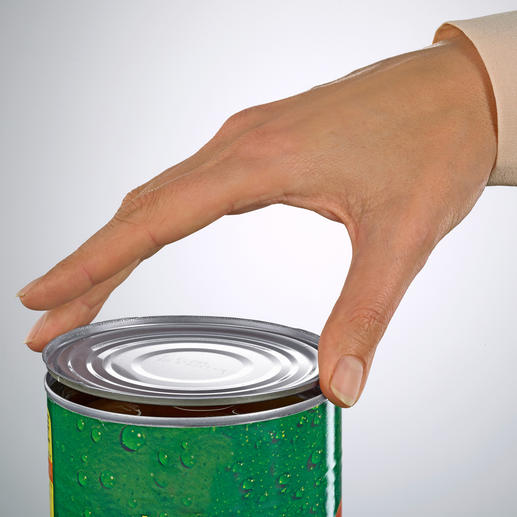 After opening, the lid can be reused to perfectly seal the can. After opening, the lid can be reused to perfectly seal the can.