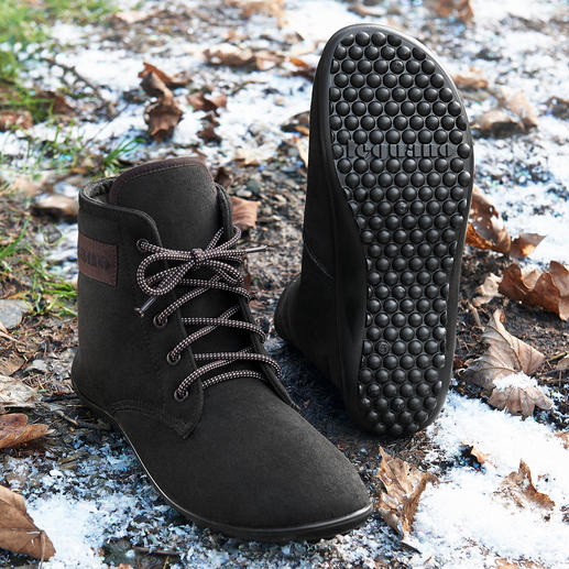 Barefoot leguano® Lace-up Boots Healthy and relaxing like walking barefoot. Handmade in Germany.