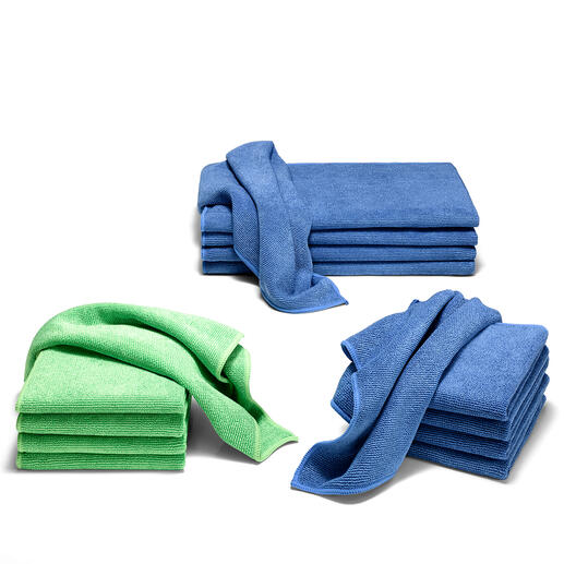 Ultra-fine Microfibre Cloths, Set of 5 Perfect cleaning, kitchen and bath cloths.