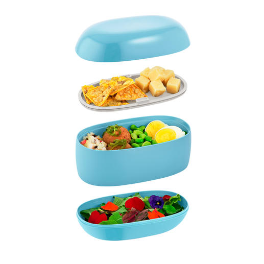 3 separate compartments keep your meals neatly separated. 3 separate compartments keep your meals neatly separated.