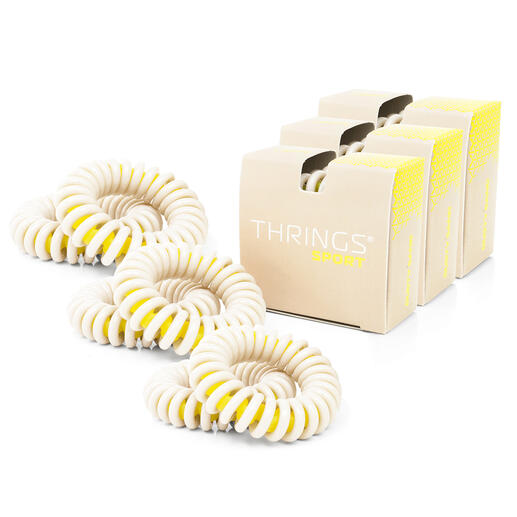 High Performance Spiral Scrunchie, Set of 6 Ingenious spiral shape with patented ring-in-ring technology.