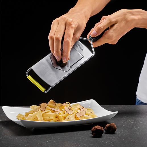 V Slicer Extremely sharp and keeps its edge. Ideal for expensive truffles.