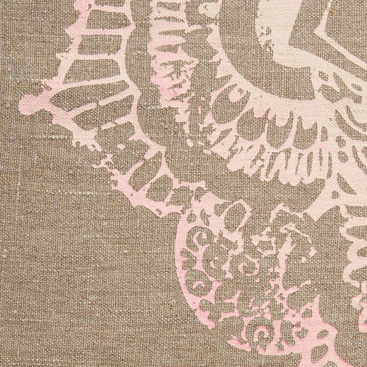 Purely handcrafted ornamental print with fine colour gradation.