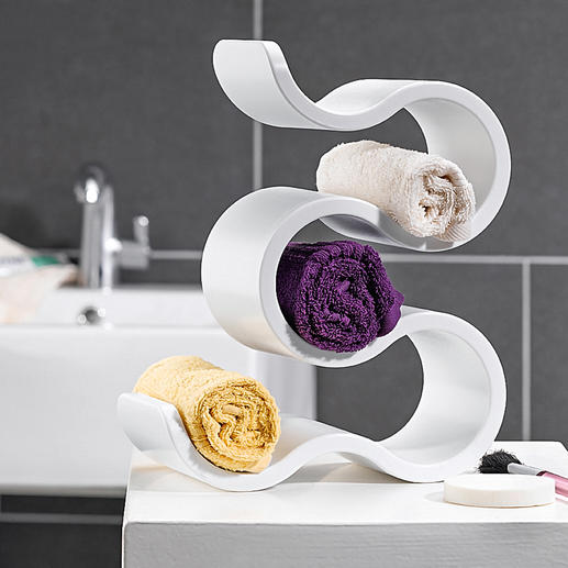 BOA Shelf The versatile BOA shelf: Keeps guest towels and soaps handy or shows off wine bottles in a skilful way.