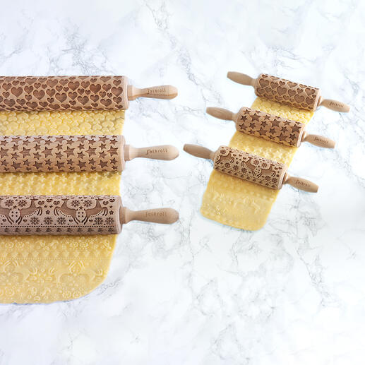 With these ingenious 3D rolling pins, you’ll produce little baked works of art in no time. With these ingenious 3D rolling pins, you’ll produce little baked works of art in no time.