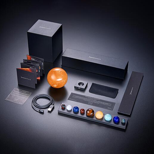Complete set with planetary system and sun lamp.