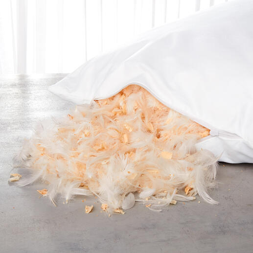 With the refill (available separately) you can increase the pillow volume as desired – or freshen up the aroma of Swiss stone pine after a while. With the refill (available separately) you can increase the pillow volume as desired – or freshen up the aroma of Swiss stone pine after a while.