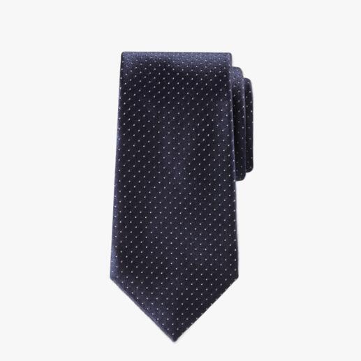 Ascot Silk Tie “Caviar Dots” Caviar dots: Probably the most elegant and adaptable tie design.
Pure silk. In a modern slim width.