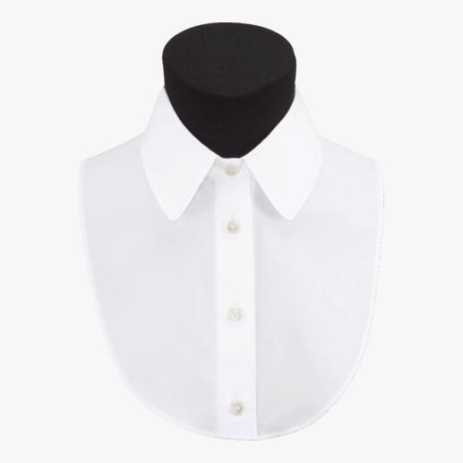 van Laack Blouse Collar, White Perfect under narrow sweaters: The “trickery” by van Laack. Elegant blouse look, nothing makes you look larger.