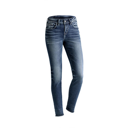 Silver denim hot sale