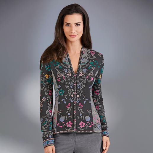 IVKO Jacquard Jacket Anthracite/Pink Discover