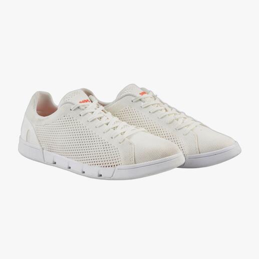 Swims Wash&Wet Sneakers White sneakers that are always clean. Machine washable. Saltwater-resistant. Quick-drying. By Swims/Norway.