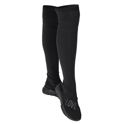 moschino over knee boots