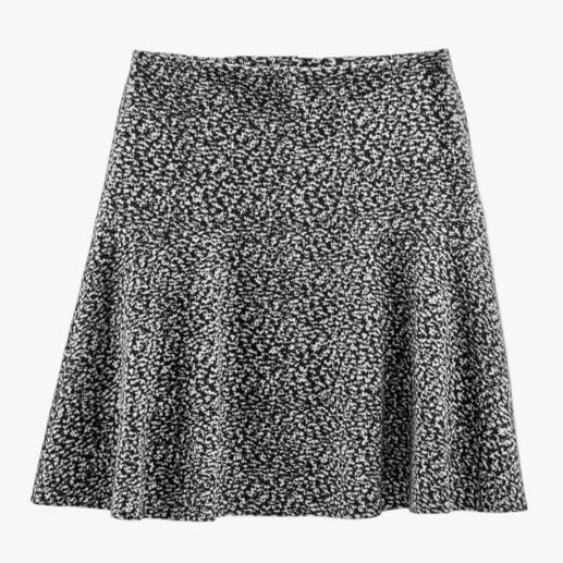 Cotton Jersey Swinging Skirt Tweed look but new lightweight fabric – soft cotton jersey. Perfect for the trendy swinging skirt cut.