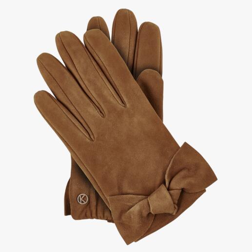 Otto Kessler Goat Suede Glove Exceptionally feminine for leather gloves. Delightfully affordable for the quality. Handmade by Otto Kessler,