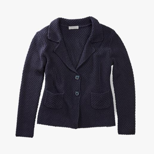 Carbery Brickwork Knitted Blazer More shape-retaining than most: The knitted blazer made of supple fabric with brickwork textured pattern.