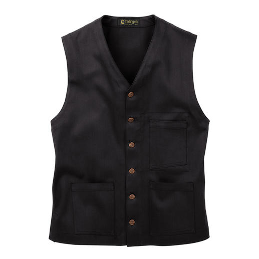 Hollington Black Denim Waistcoat, Jacket or Trousers