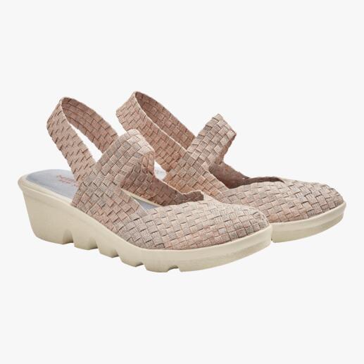 bernie mev. Plaited Wedges Fashionable summer shoes that cannot get any more comfortable, lightweight and airy. By bernie mev.