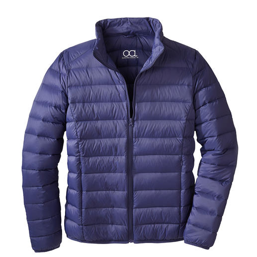Recycled Down Quilted Jacket for Men Plenty of warmth. Little weight. And a good conscience. Fashionable and rare jacket made from recycled down.