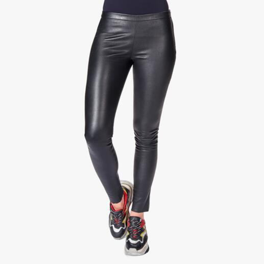 Depeche Stretch leather leggings Tight fit but still super comfortable: The stretch leather leggings from Danish leather specialist Depeche.