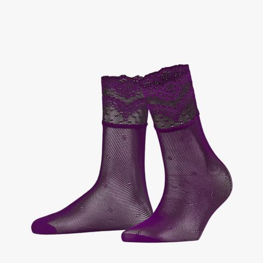 Falke Lace Socks In vogue: Embellished nylon socks. Our favourites: These ones from German hosiery specialists, Falke.