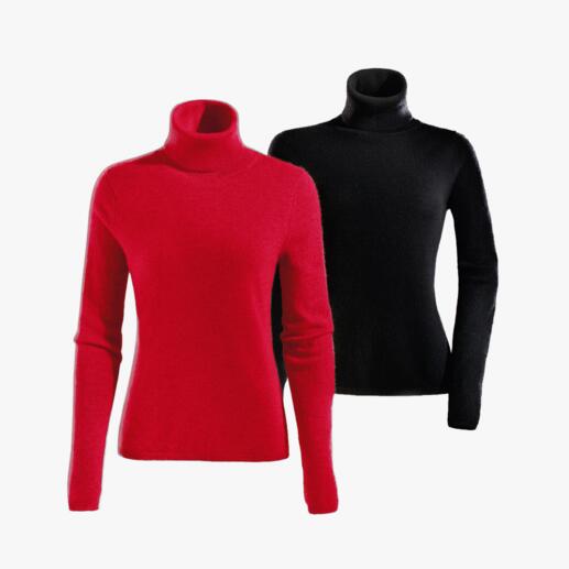 FTC Cashmere Polo Neck and V-Jumper As airy as a shirt. Except it’s made from the finest downy-soft cashmere.