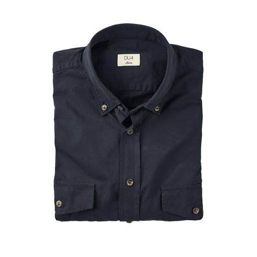 DU4 Cavalry Twill Shirt Sturdy, yet fine enough for business wear: Cavalry twill shirt by Thomas Mason.
