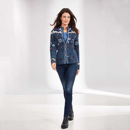 IVKO Jacquard Jacket Alpin Flowers