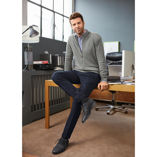 Alberto Jersey Business Trousers